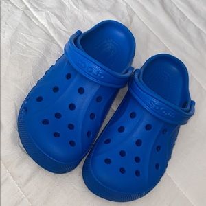 Blue Crocs mens size 9 womens size 11